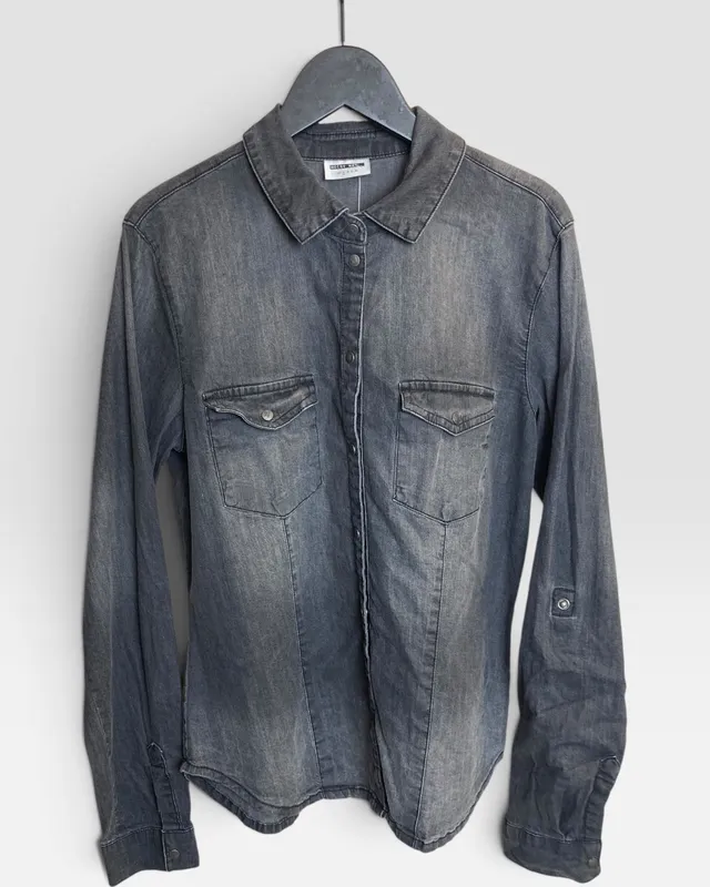 Camisa jean gris noisy may