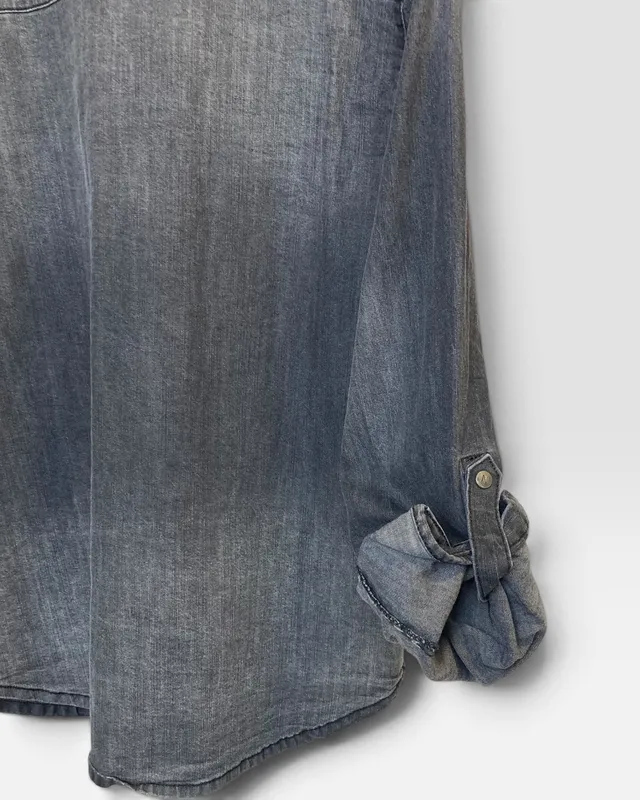 Camisa jean gris noisy may