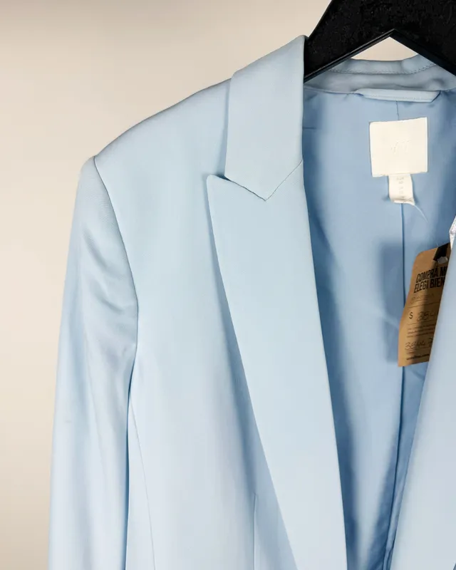 Blazer celeste h&m