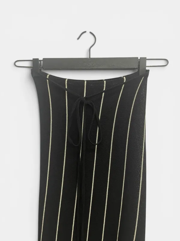 Pollera tejido rayado massimo dutti