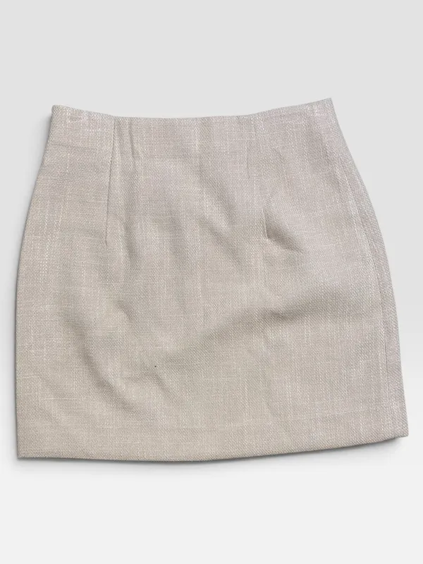 Pollera beige h&m