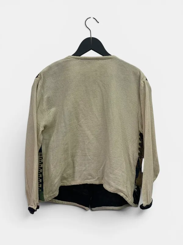 Chaqueta fina tejido plano riva