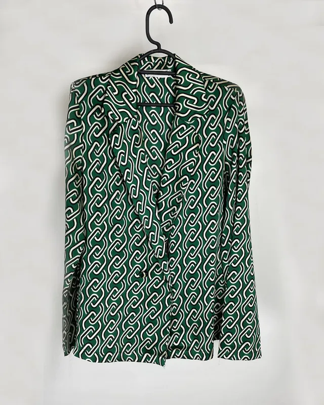 Blazer estampado mango