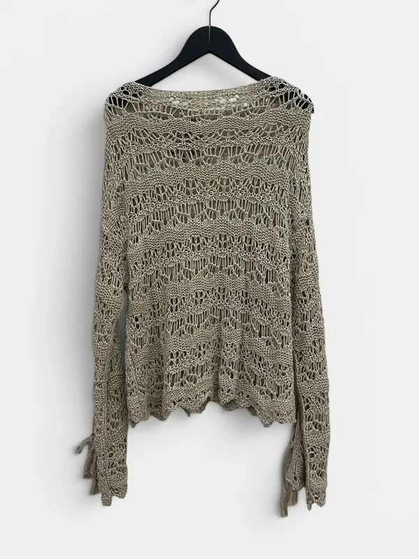 Buzo tejido calado pull&bear