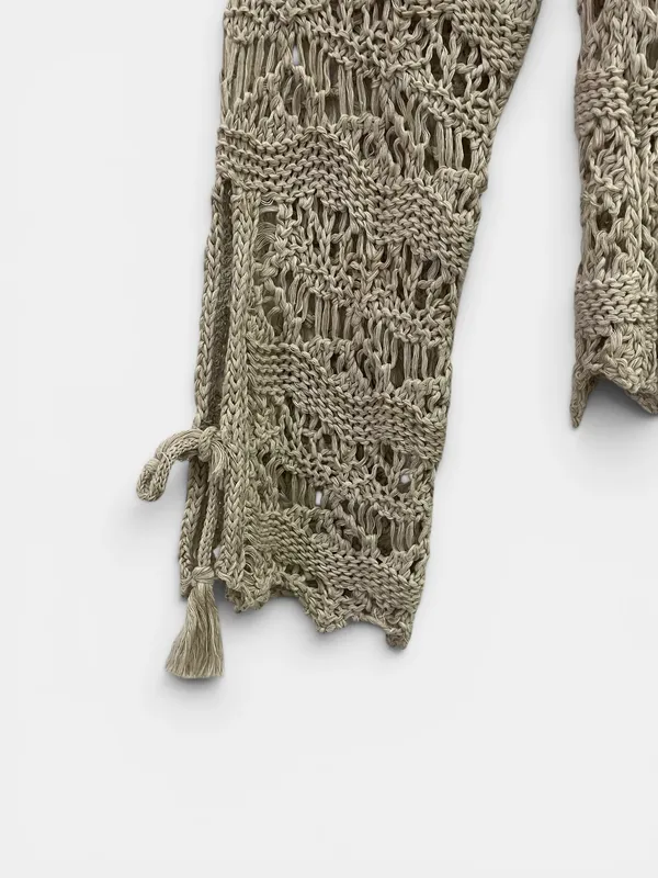 Buzo tejido calado pull&bear