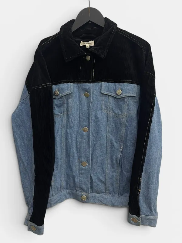 Campera jean pana combinada daniel cassin