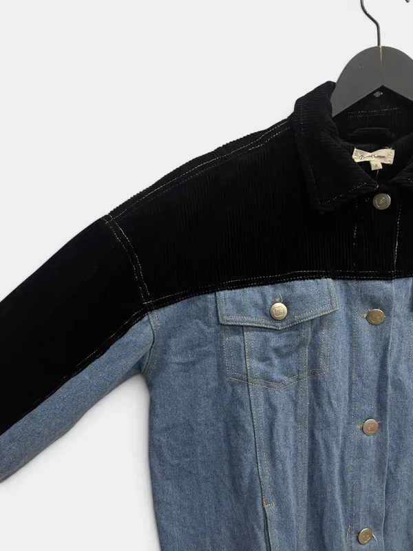 Campera jean pana combinada daniel cassin