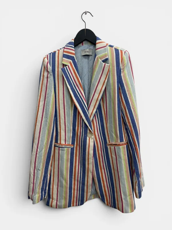 Blazer rayado petra