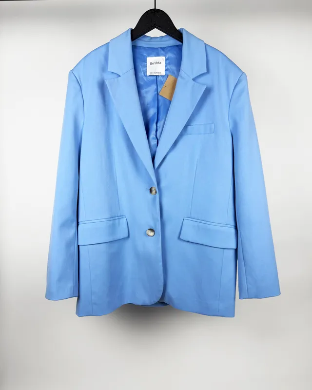 Blazer celeste bershka