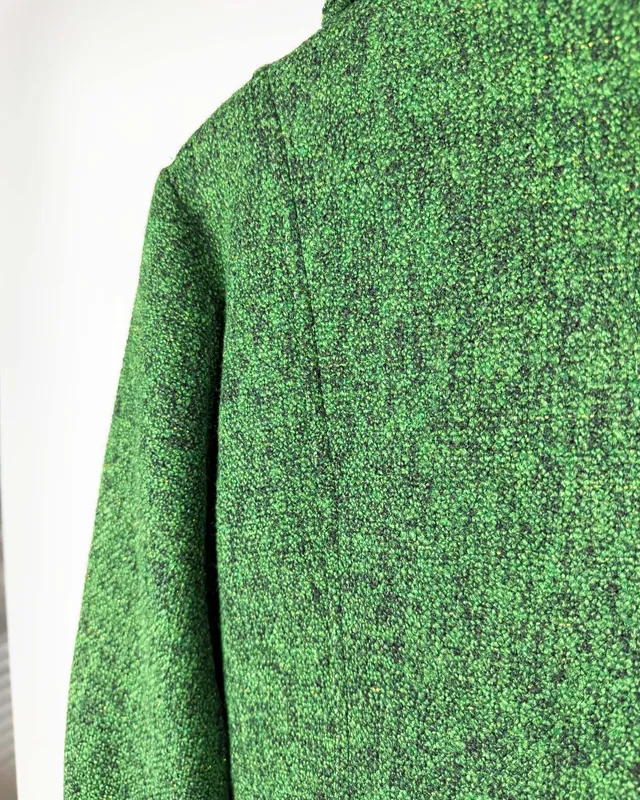 Chaqueta verde tweed arnica