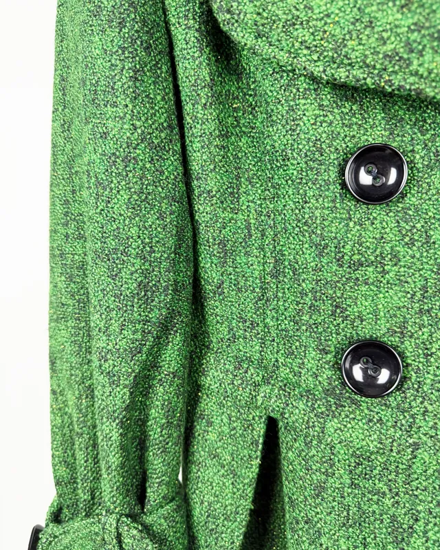 Chaqueta verde tweed arnica