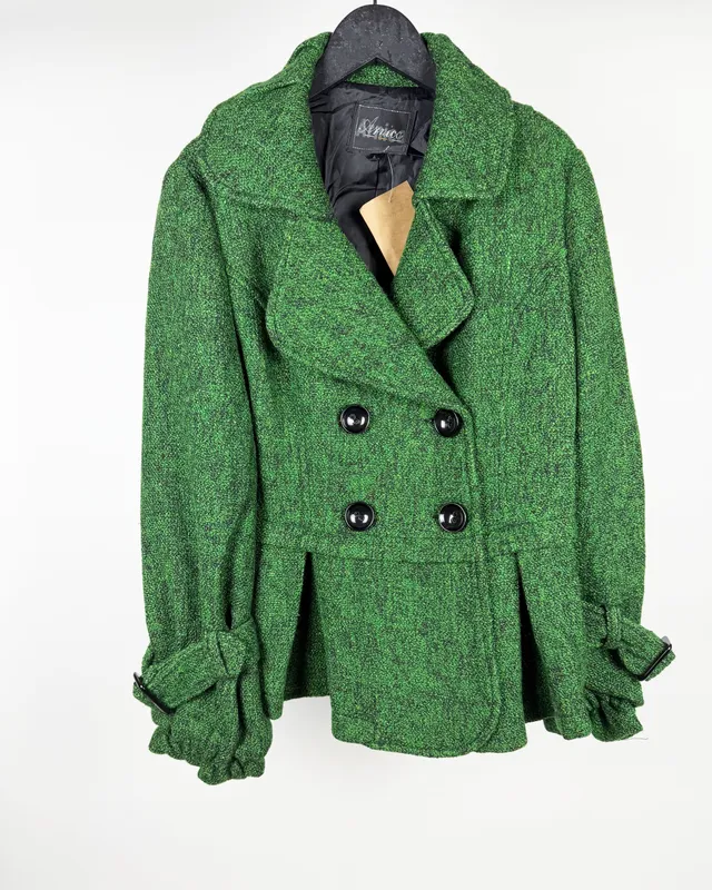 Chaqueta verde tweed arnica