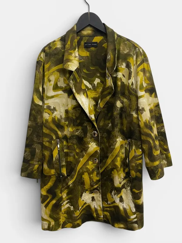 Chaqueta pinteada colores tierra jean marc philippe