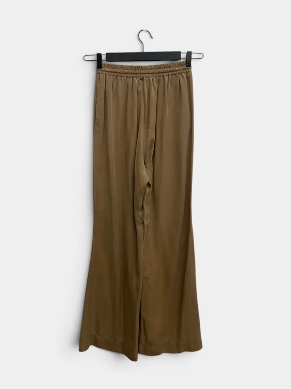 Pantalon recto cintura elastizada magma