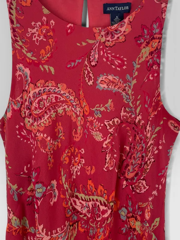Vestido largo estampado anny taylor
