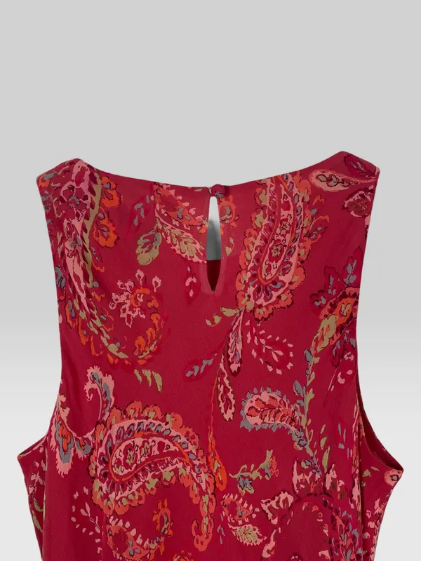 Vestido largo estampado anny taylor