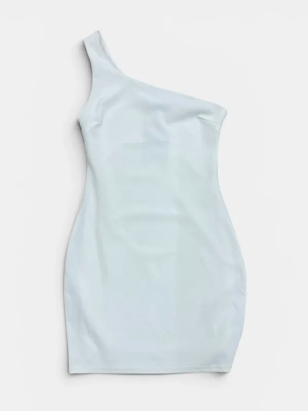Vestido corto 1 hombro blueblush