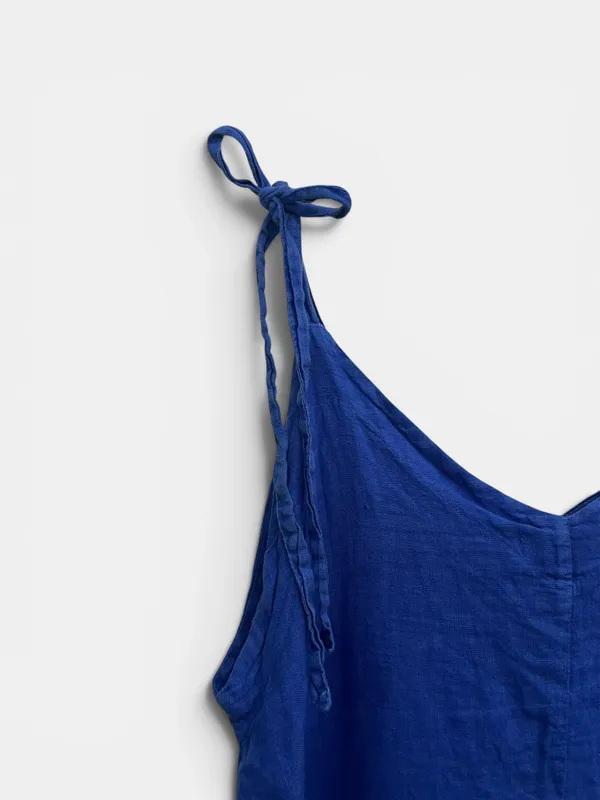 Vestido corto lino petra