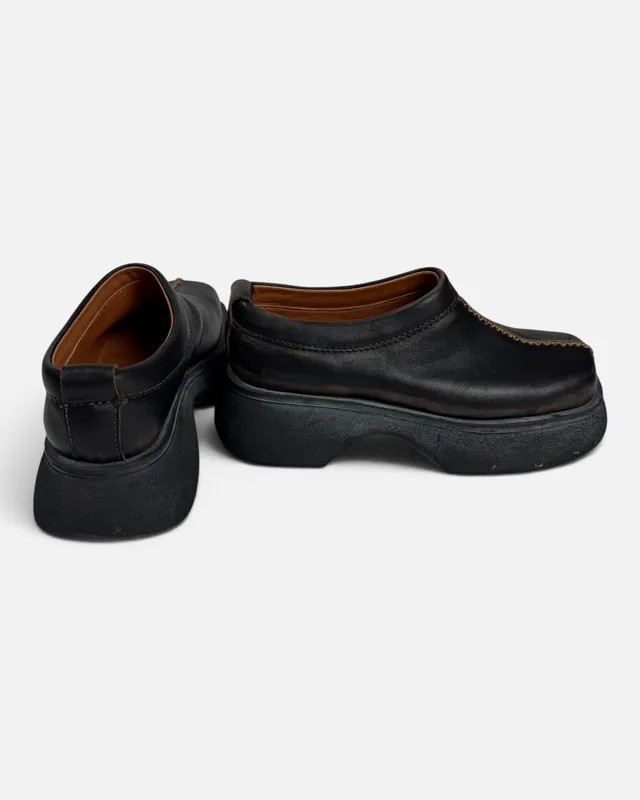 Zapatos negros plataforma auster
