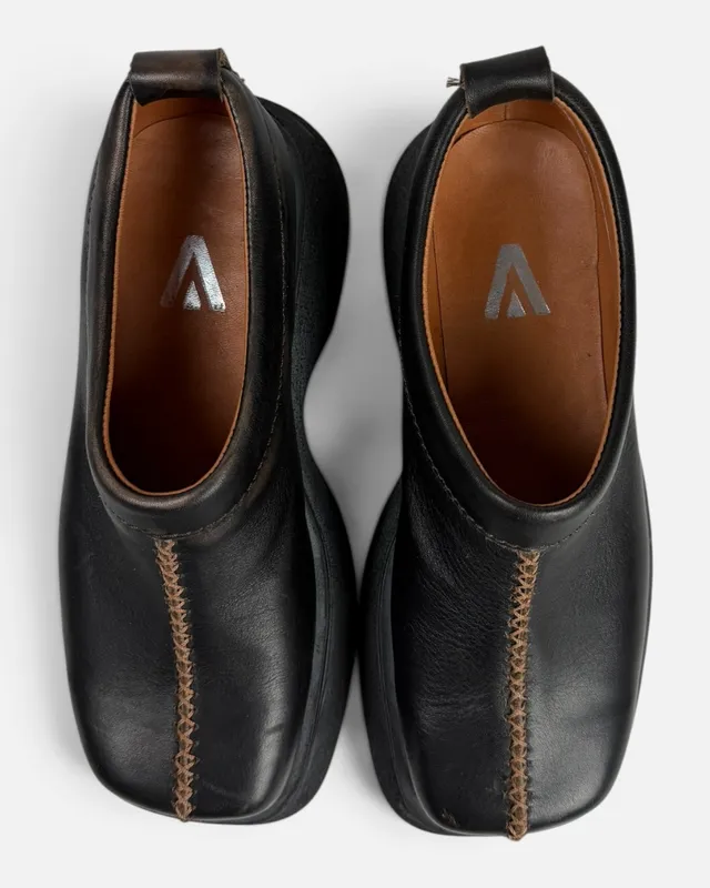 Zapatos negros plataforma auster