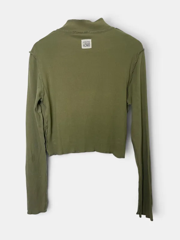 Polera algodon verde piece of cake