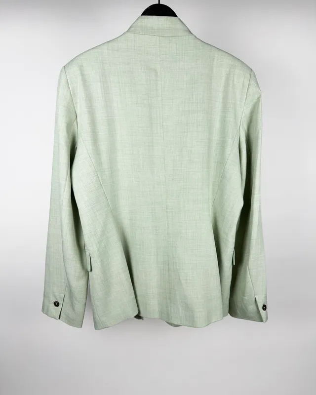 Blazer verde agua zara