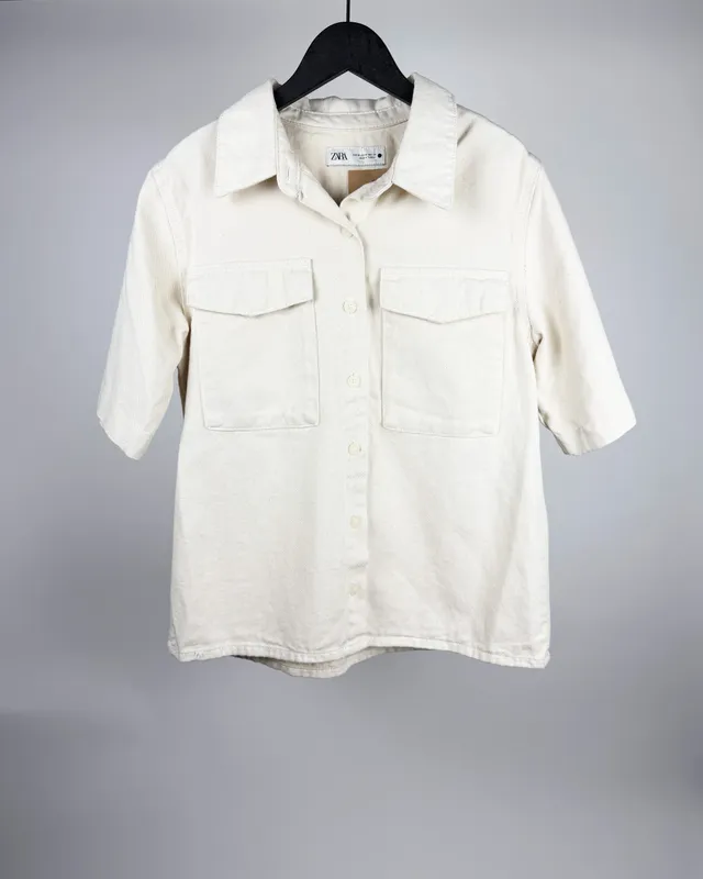 Campera cruda de jean zara