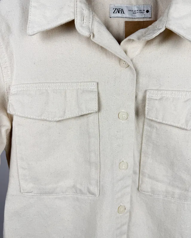 Campera cruda de jean zara