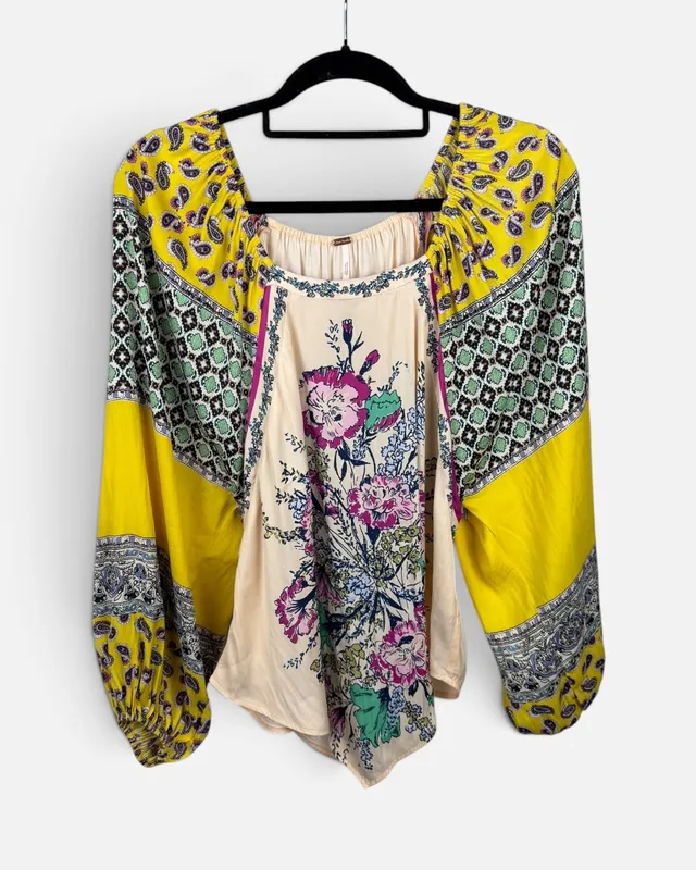 Blusa estampada free people