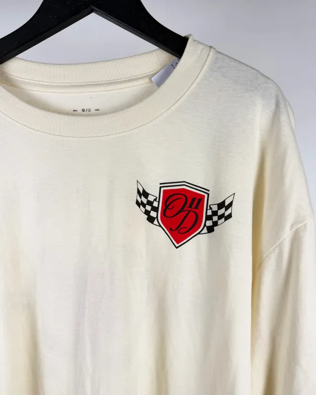 Remera natural estampada bluesteel