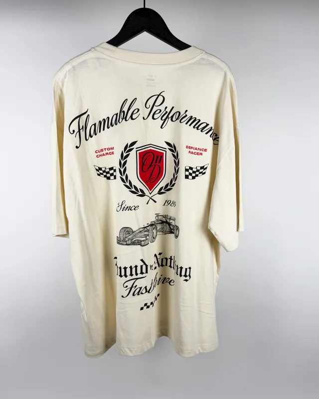 Remera natural estampada bluesteel