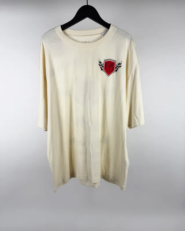 Remera natural estampada bluesteel