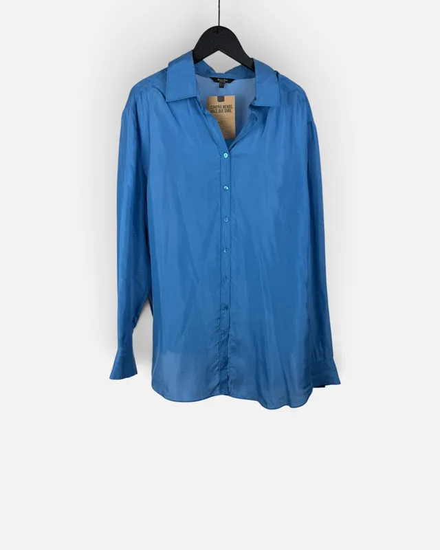 Camisa azul massimo dutti