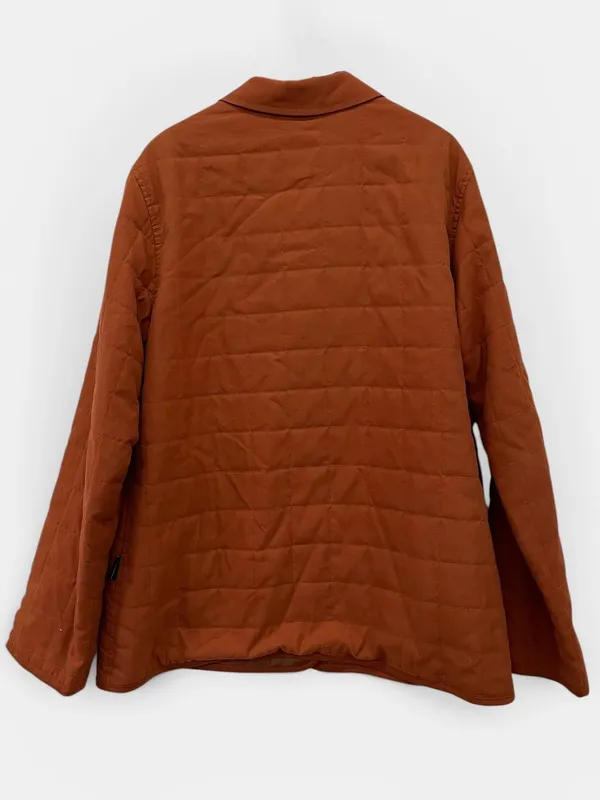 Campera liviana capitoneada terracota perramus