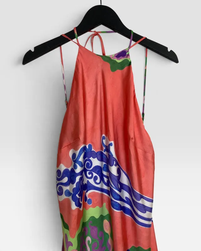 Vestido estampado zara