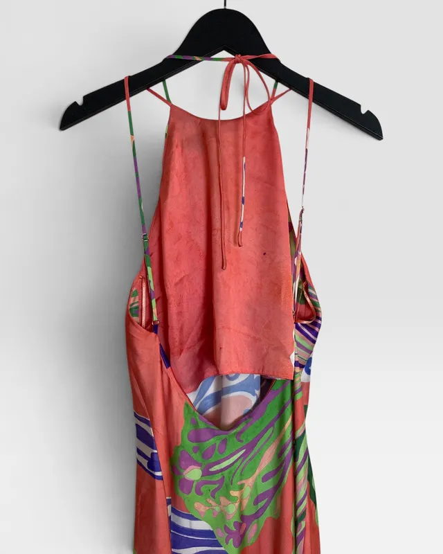 Vestido estampado zara