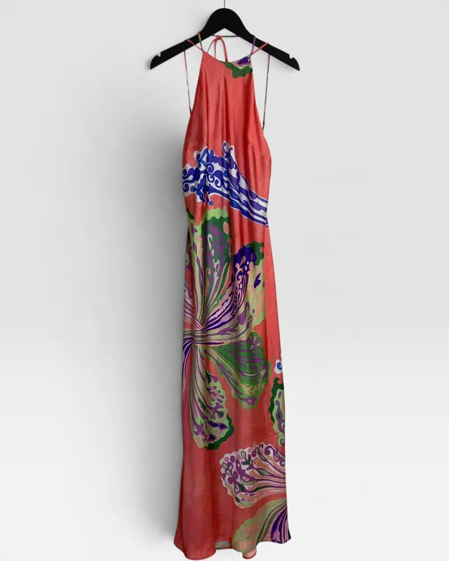 Vestido estampado zara