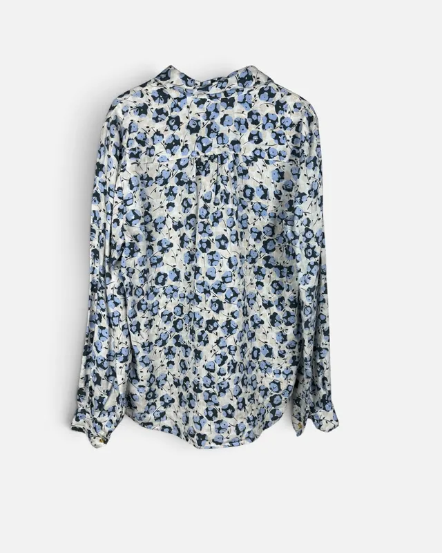 Camisa cruda c/flores azules charter club