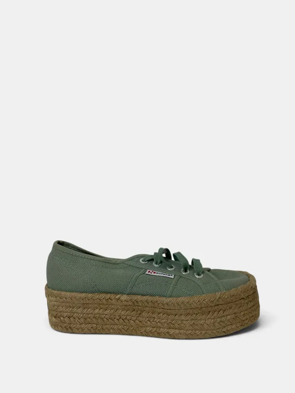 Zapatillas plataforma yute superga