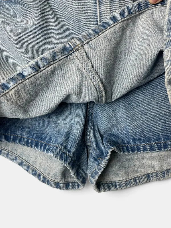 Short pollera jean tiro alto rusty