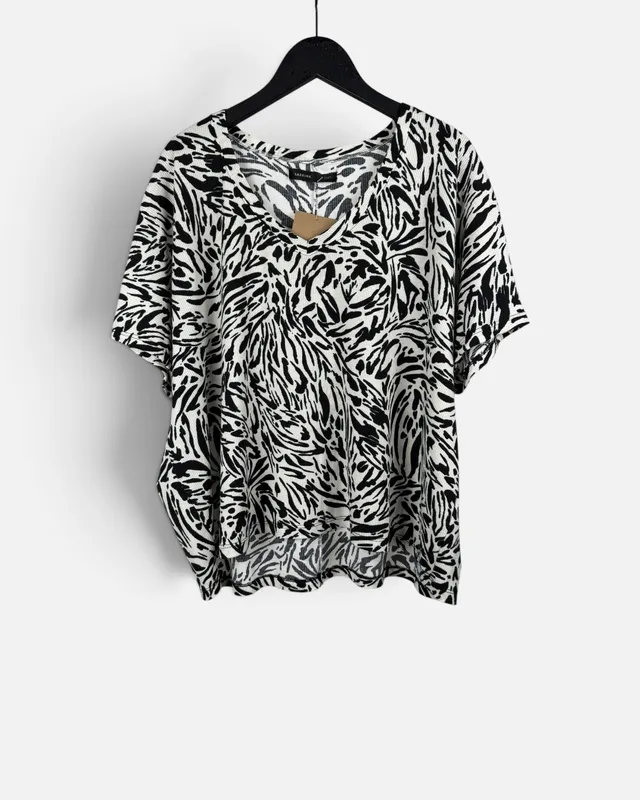 Remera cebra sabrina