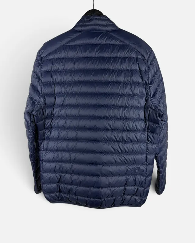 Campera azul puffer zara