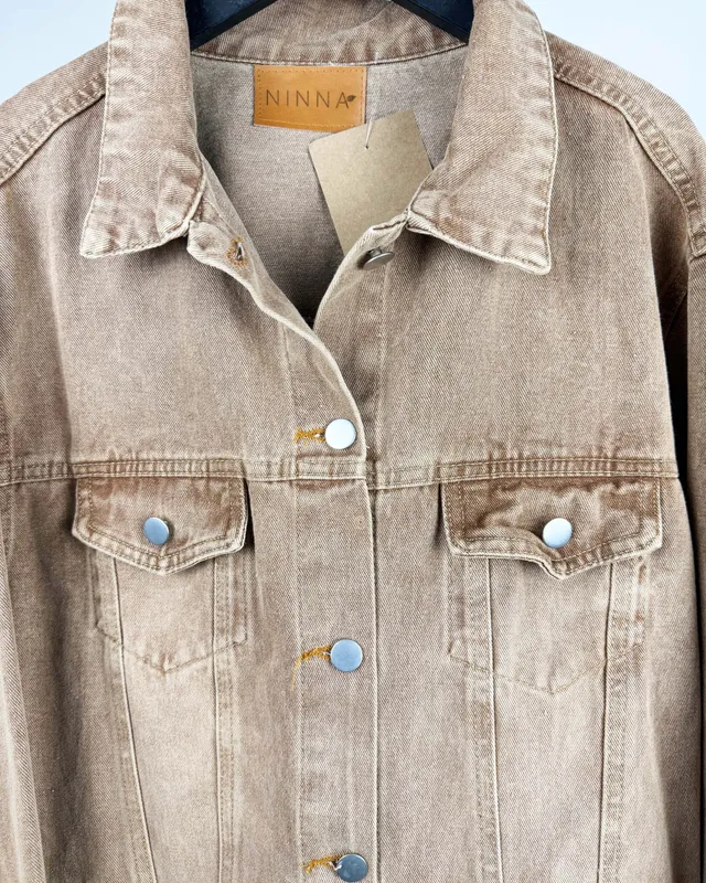 Campera jean marron ninna