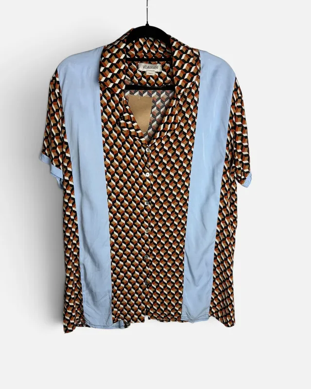 Camisa mc combinada v damiani