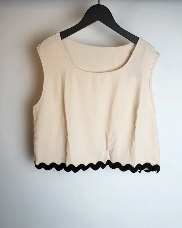 Blusa piel c/cinta sin marca