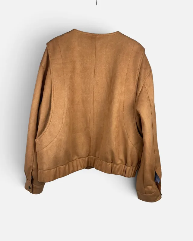Campera simil gamuza sin marca