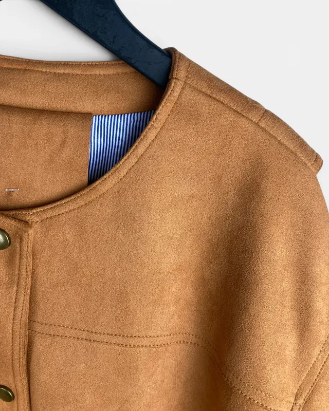 Campera simil gamuza sin marca
