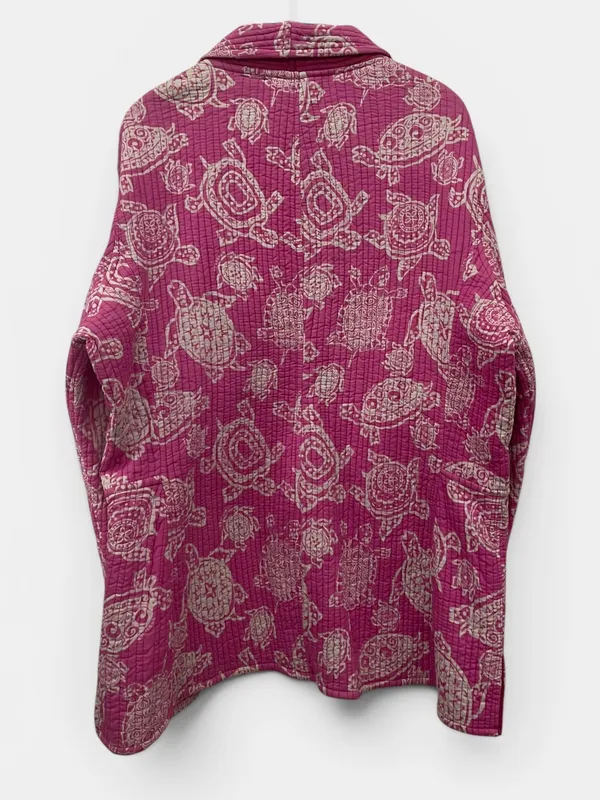 Chaqueta capitoneada estampada ethnic