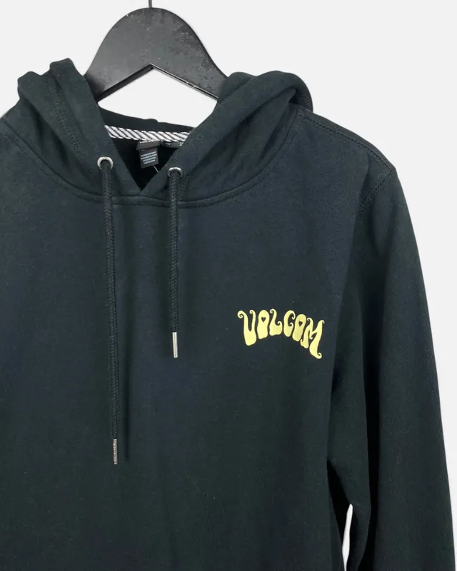 Buzo negro estampado volcom