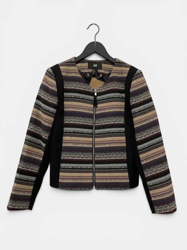 Chaqueta corta combinada h&m